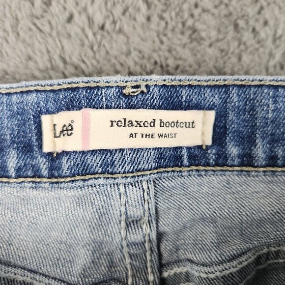 Levi's Relaxed Boot Cut Jeans Women's 16M Blue Stretch High Rise Western Denim - Picture 4 of 12